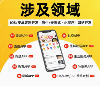 app开发定制商城同城直播系统物联网小程序手机app